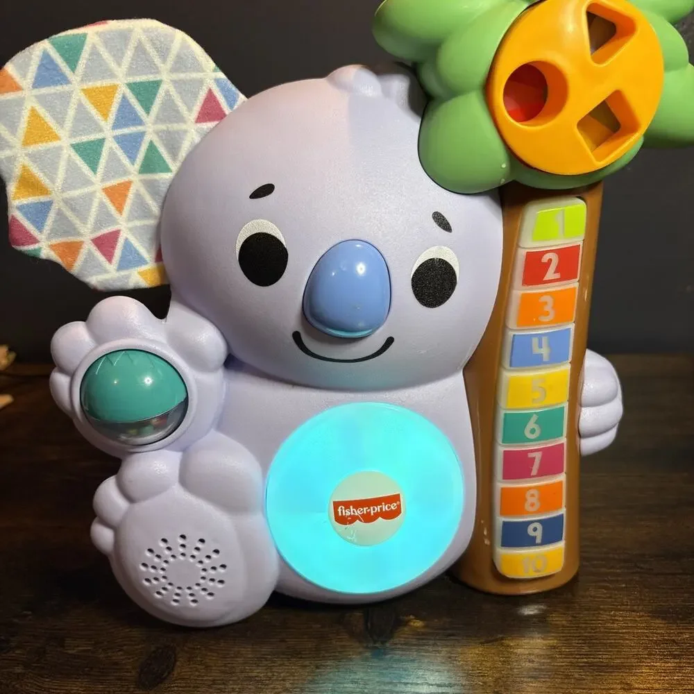 Fisher-Price Linkimals Baby Learning Toy Counting Koala With Interactive Lights